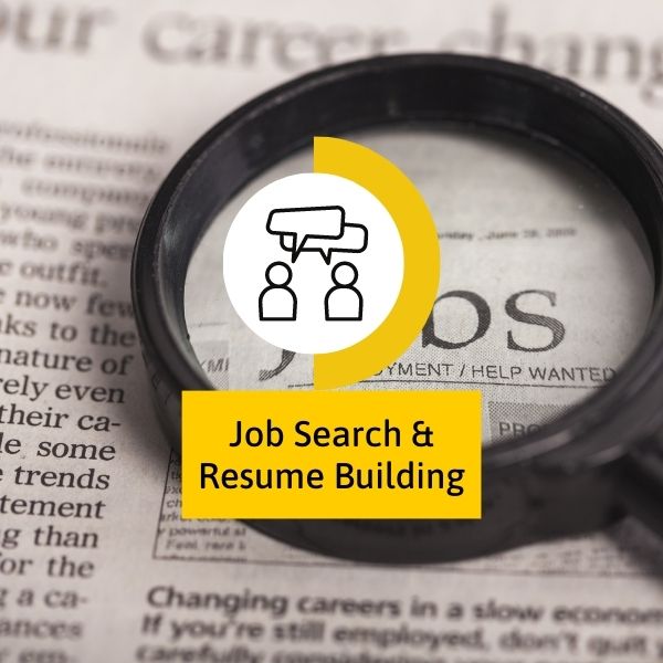 Job search and resume building